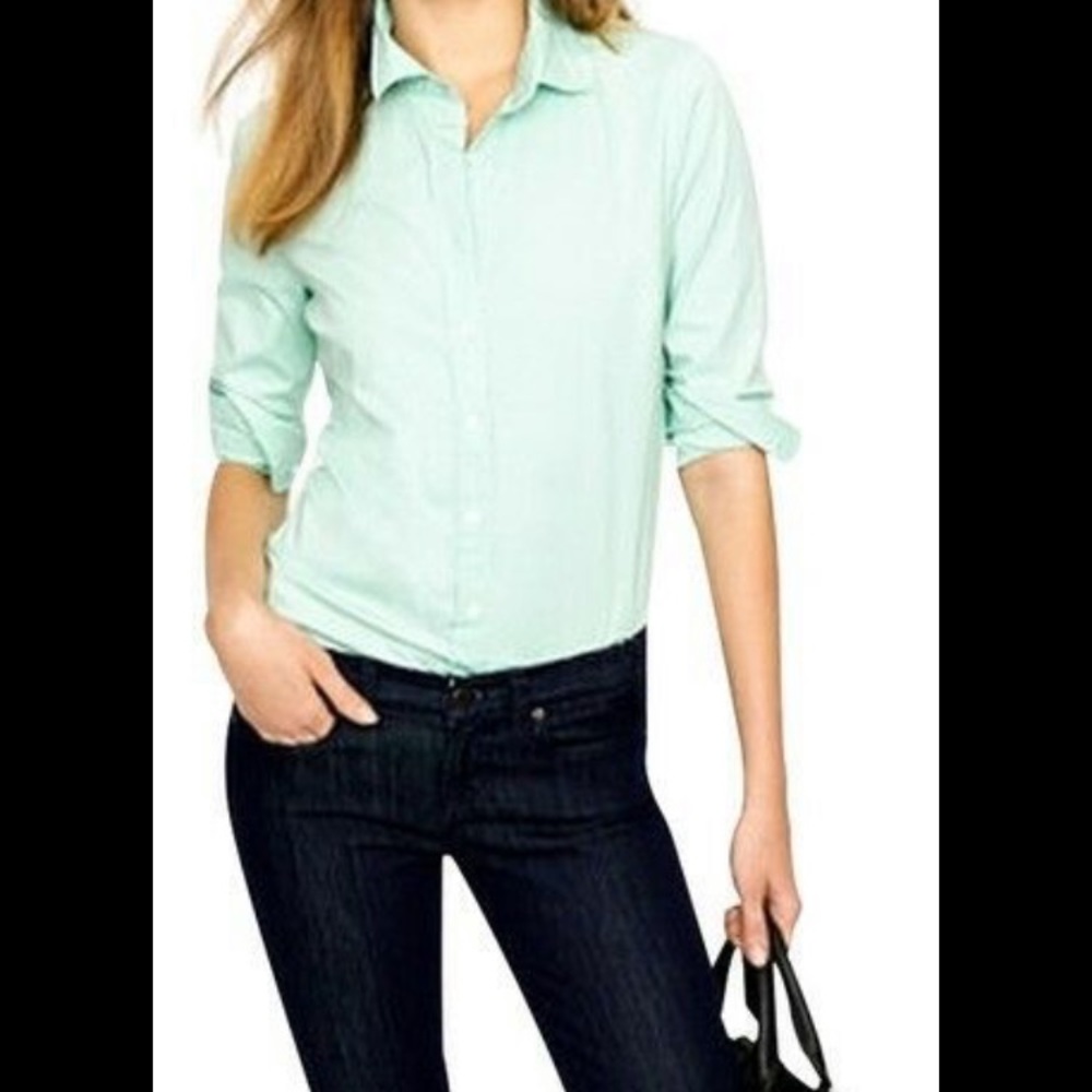 Mint Quarter button shirt